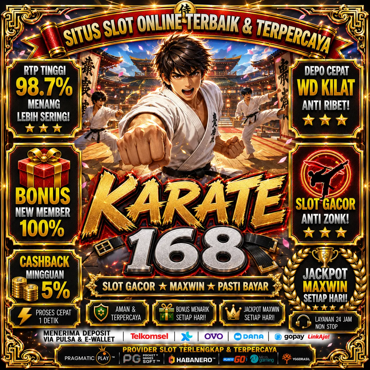 KARATE168Banner